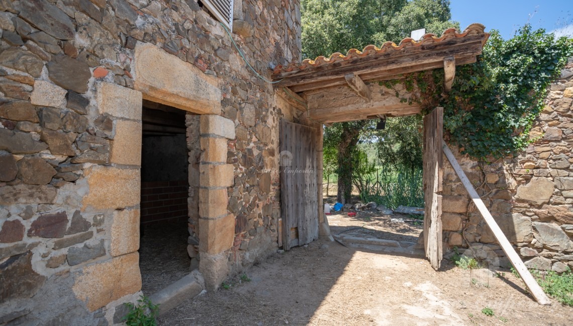 Pati interior de la masia