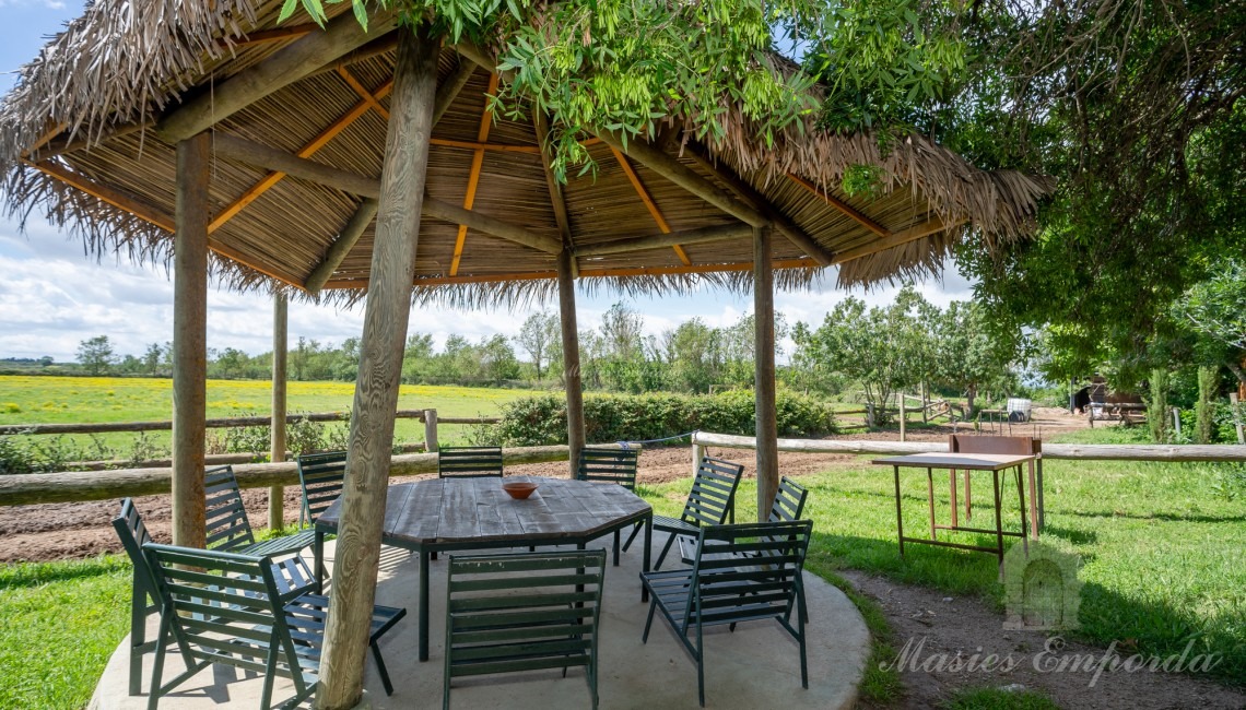 Pérgola jardín 