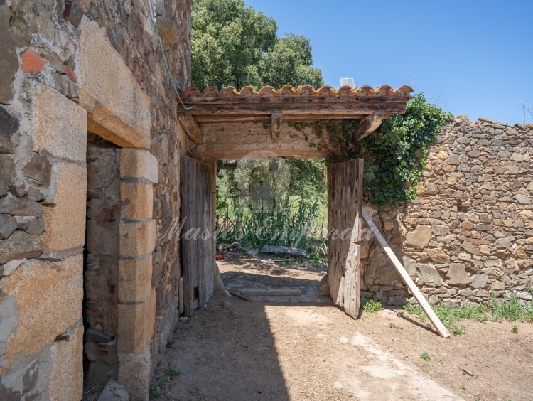 Pati interior de la masia